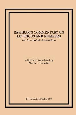 Rashbam's Commentary on Leviticus and Numbers(English, Paperback, unknown)