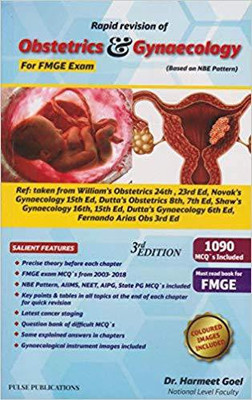 Rapid Revision Of Obstetrics & Gynaecology For FMGE Exam 3rd ed 2018(English, Paperback, Dr Harmeet Goel (Author))