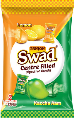 

Swad Mix Kaccha Aam & Lemon Pouch 200 Candy(Pack of 200)