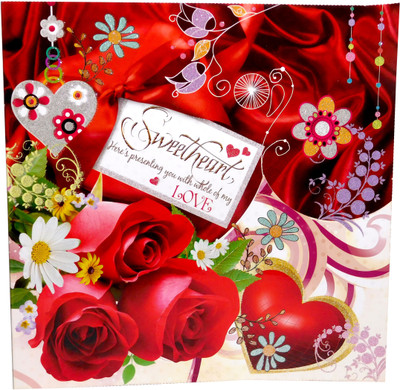 

Siddhi Gifts Sweetheart Greeting Card - Love Gifts For Wife Greeting Card(Multicolor, Pack of 1)