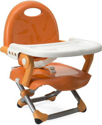 

Zahuu Booster Seat High Chair Foldable Detachable Tray(Orange)