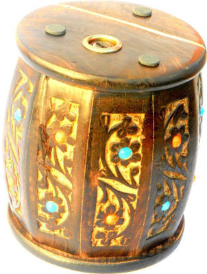 

Onlinecrafts wooden coin bank Coin Bank(Multicolor)