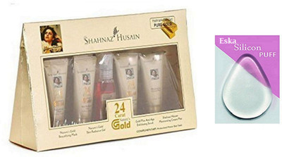 

Eska silicon puff & Shahnaz Husain Facial Kit(Set of 2)