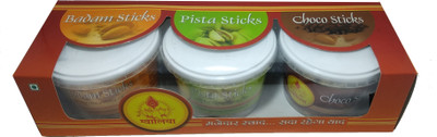 

Gwalia Badam Pista Coco Sticks Cookies(750 g, Pack of 3)