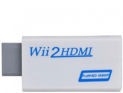

Microware Wii na HDMI adaptér Wii2HDMI prevodník + 3,5 mm audio box - bíla HDMI Adapter(Compatible with TV,, monitor,, projector, White)