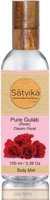 Satvika Pure Gulab Body Mist Body Mist - For Men & Women(100 ml)