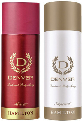 

Denver HONOUR & IMPERIAL COMBO SET OF 2 Deodorant Spray - For Men(330 ml, Pack of 2)