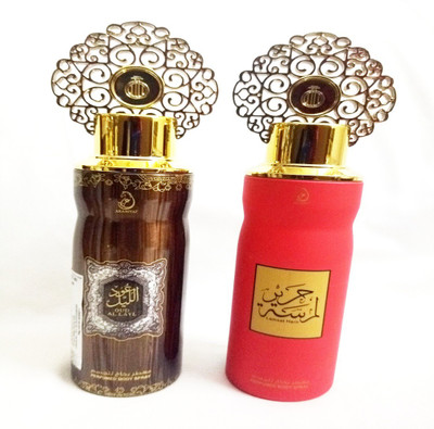 

ARABIYAT OUD AL LAYL AND LAMSAT HARIR Perfume Body Spray - For Men & Women(400 ml, Pack of 2)