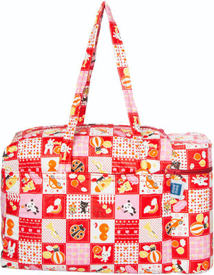 

MeeMee Multifunctional Nursery Diaper Bag with Bottle Warmer (Red) Nursery Bag(Red)