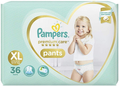 

Pampers Premium Care Pants Diapers, X-Large, 36 Count - XL(36 Pieces)