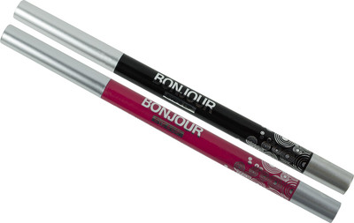 

Bonjour Pink & Black 2-in-1 Lip Liner/Eye Liner For Women 20 g(Pink & Black)
