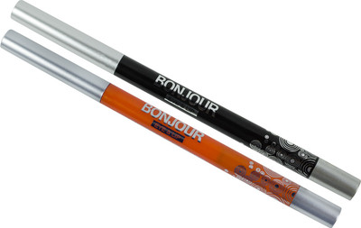 

Bonjour Neon Orange & Black 2-in-1 Lip Liner/Eye Liner For Women 20 g(Neon Orange & Black)