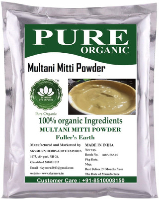 

SkyMorn Pure Organic Herbal & Natural Premium Quality Multani Mitti Powder(200 g)