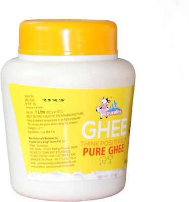 

Puralite Cow Ghee 1 L Plastic Bottle