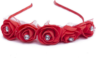 

Chooz Designer Studio Ears Head Band and Ribbons Hair Band Wire Headband For Girls Women Multi-function Bunny Rabbit Ear Hair Band bunny band Hair Band Head band Sweet Multi-styles Headband Head Band Head Band, Hair Band(Red)