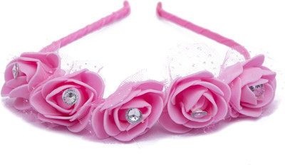 

Chooz Designer Studio Ears and Ribbons Hair Band Wire Headband Head Band(Pink)