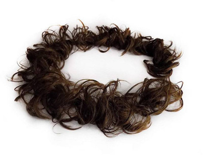 

BOXO Synthetic Curly Ponytail Extensions For Women And Girls, Medium Brown Hair Extension