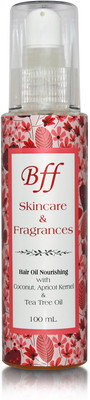 

Bff Nourishing Hair Oil with Coconut Oil & Tea tree Oil for Hair Fall Control, Dandruff & Itchiness. Hair Oil(100 ml)