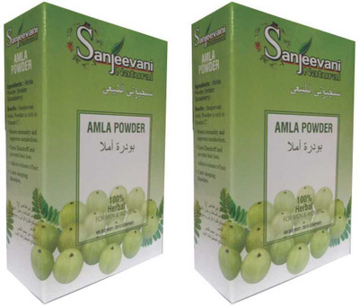 

SANJEEVANI NATURAL Amla Powder 100% Herbal For Women & Men Pack of 2(200 g)