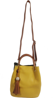 Elitto Hand-held Bag(Yellow, Green), Green;yellow