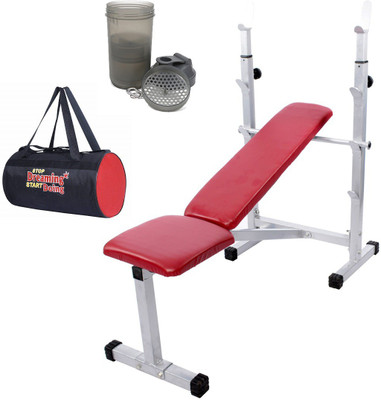 

Lifeline Multi Bench 307 Bonus With Shaker Bottle and Gym Bag Home Gym Combo(100 - 120 kg)