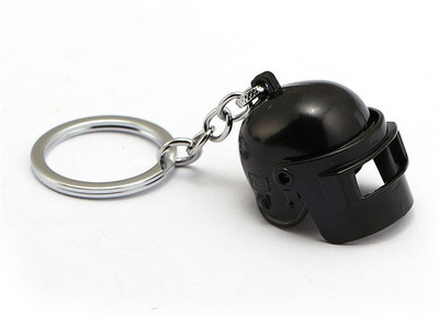 NeoTask Pubg Black Helmet Metal Key Chain