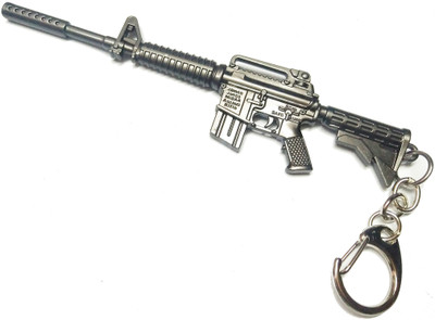 Prime Key Chain PUBG Gun with Hook Key Chain WC Key Chain