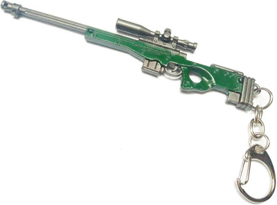 Prime Key Chain PUBG Gun with Hook Key Chain WD Key Chain