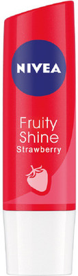

Nivea Shine Caring Lip Balm Strawberry (4.8 g) Strawberry(Pack of: 1, 4.8 g)