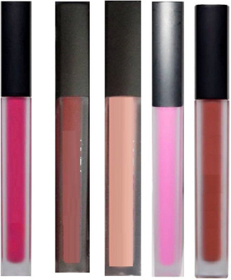

Gabbu Best Selling Lipstick Combo(RED, MAROON, PINK, MAGENTA, LIGHT BROWN)