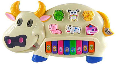 KAVYA ENTERPRISE NEW MUSICAL COW KIDS TOY(Multicolor)