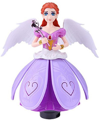 

Surprise Inside Angel Girl Robot with 3D Lights and Music(Pink)