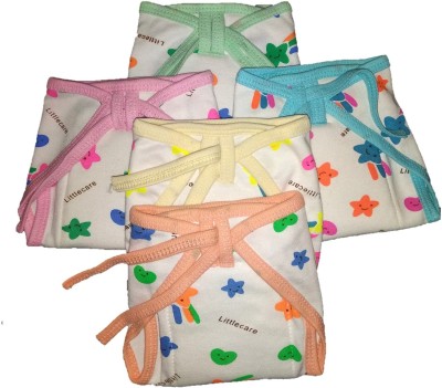 

Baby Shopiieee newborn printed cloth nappies - Pack of 5, Multicolor