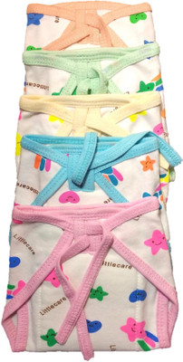 

Baby Shopiieee Muslin cotton reusable cloth nappies Printed (3-6 Months) Pack of 5, Multicolor