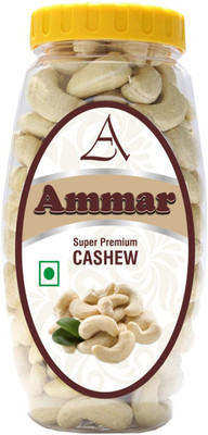 

ammar cashew nut kaju dry druit goa Cashews(250 g, Plastic Bottle)