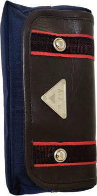 

kubergift Balck & Red Black & Red pencil bag Art Canvas Pencil Box(Set of 1, Black)