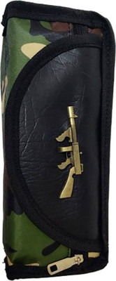 

kubergift Army Army design Art Canvas Pencil Box(Set of 1, Green)