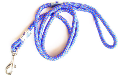 

prince products Nylon Rope Blue Dog Collar & Leash(, Blue