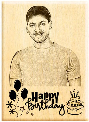 

Engraveindia ENGRVISB0010 7 inch Happy Birthday(128 MB, Wooden)