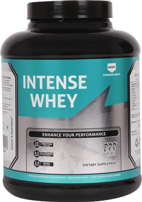 

GXN Intense Whey 4.4lb Strawberry Creme Whey Protein(2 kg, Strawberries & Cream)