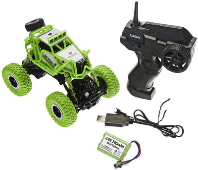 

Bluwings 1:43 Scale Radio Control racing Off Road Drive Rock Car for Children(Min. Age 6 years)(Green)