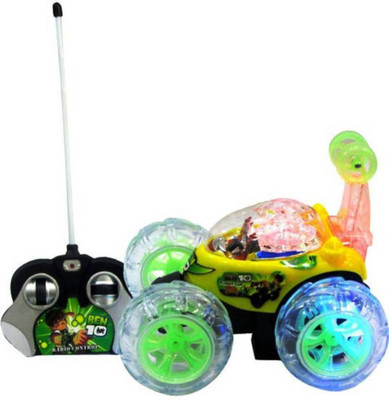 

SHIVA1341 Ben 10 Rechargeable Remote Control Stunt Car with 360 Degrees Rotation Toy For Kids (Multicolor)(Multicolor)