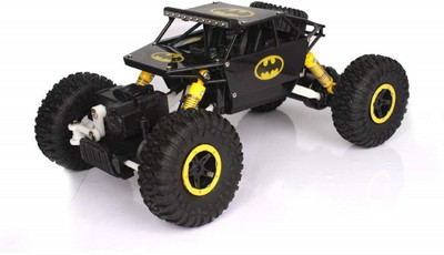 

kajal toys Rock Crawler car Waterproof Metal Remote Controlled Rock Crawler RC Monster Truck, 4 Wheel Drive, 1:16 Scale(JET METALIC BLACK)(Black)