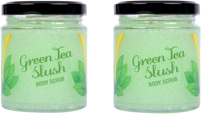 

Anour Green Tea Slush Face and Body Scrub (pack of 2) Scrub(170 g)