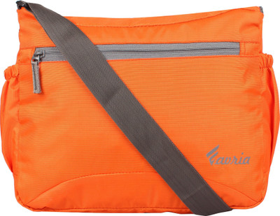 

Favria Men & Women Casual Orange Polyester Sling Bag