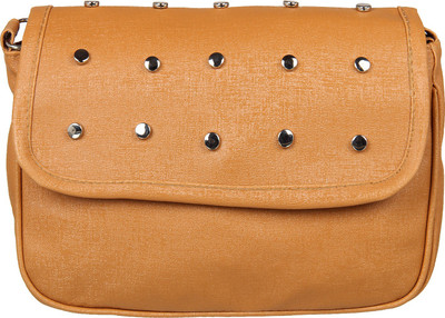 

Kamview Women Casual Tan PU Sling Bag