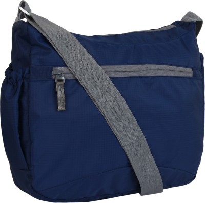 

Favria Men Casual Blue Polyester Sling Bag