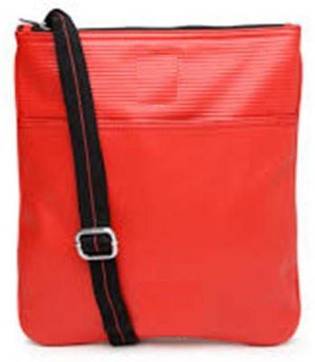 

vice villa Men & Women Casual Red PU Satchel