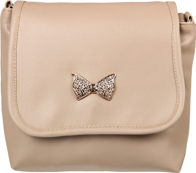 

Kamview Girls Casual Beige PU Sling Bag