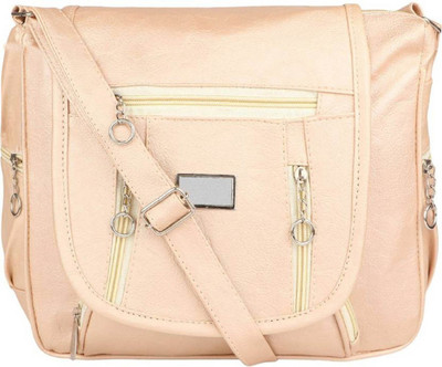 

AL Amazing Women Casual Tan PU Sling Bag